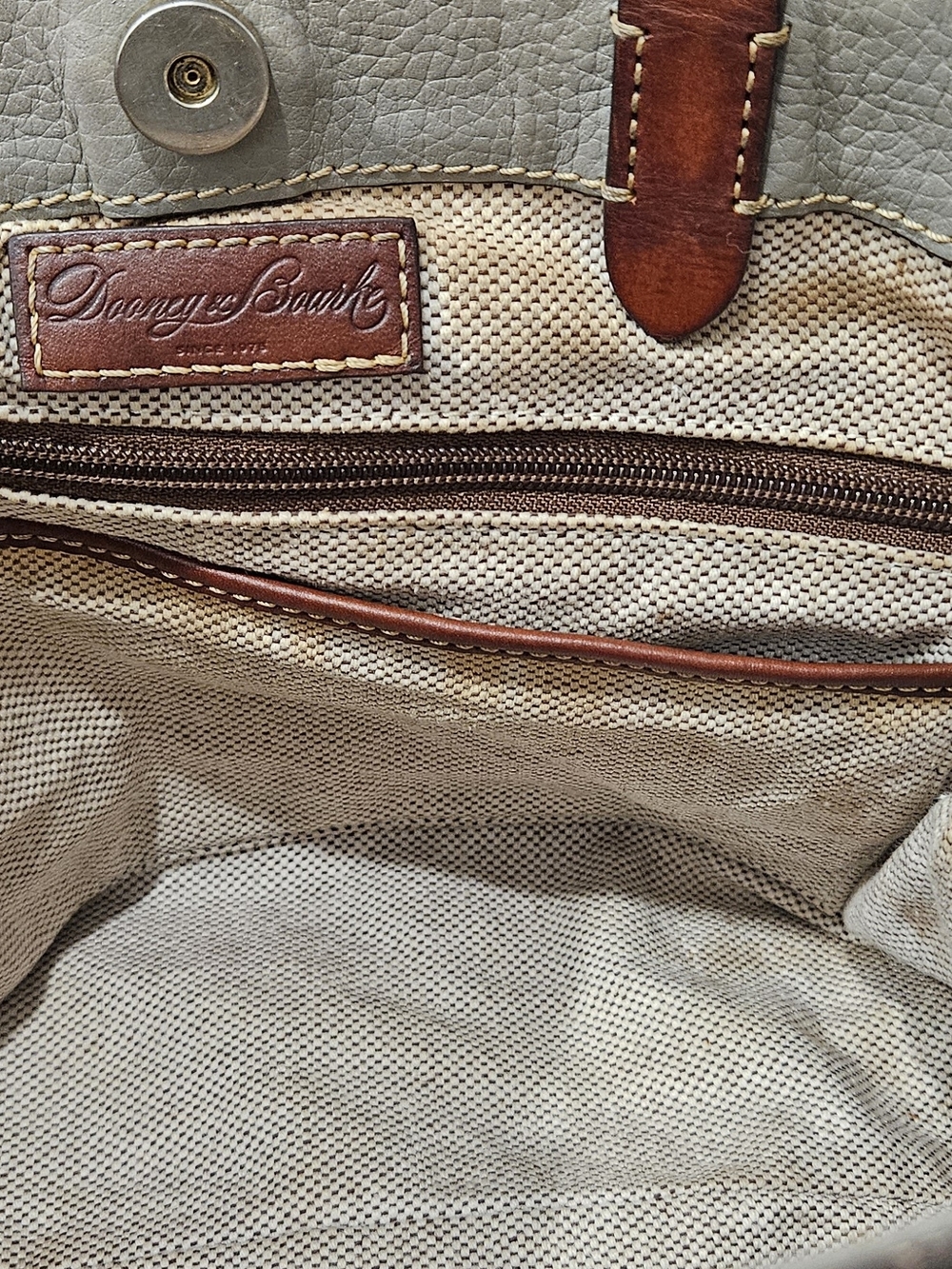 DOONEY& BOURKE Authentic Leather Satchel Handbag.Fair Condition Refer To Picture - Picture 15 of 16